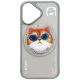 2. Etui Nimmy Glasses Cool Cat MagSafe na iPhone 16 - szare