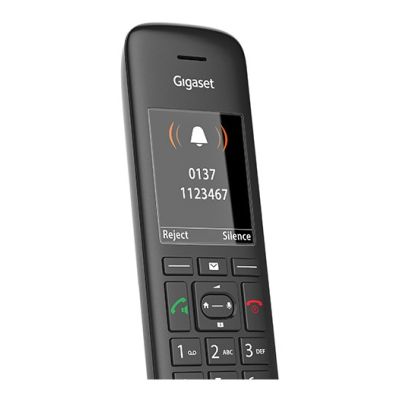 8. Gigaset C570HX Telefon analogowy/DECT Nazwa i identyfikacja dzwoniącego Czarny