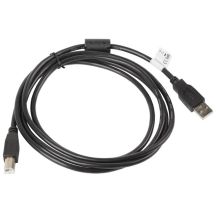Kabel Lanberg CA-USBA-11CC-0018-BK (USB 2.0 M - USB 2.0 typu B M; 1,8m; kolor czarny)