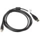 Kabel Lanberg CA-USBA-11CC-0018-BK (USB 2.0 M - USB 2.0 typu B M; 1,8m; kolor czarny)