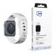 Pasek silikonowy 3mk Silicone Watch Strap do Apple Watch 42 / 44 / 45 / 49 mm - biały