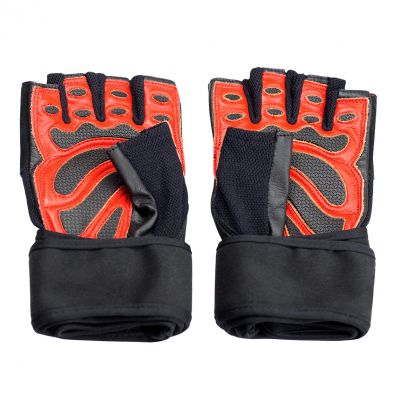 32. Rękawice na siłownię Black/Red HMS RST01 ROZM. XXL