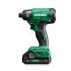3. Hikoki WH18DAWCZ wkrętak zasilany/zakrętark udarowy 2700 RPM Czarny, Zielony