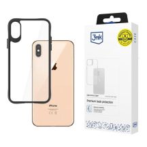 Etui 3mk Satin Armor Case+ na iPhone Xs Max - przezroczysto-czarne