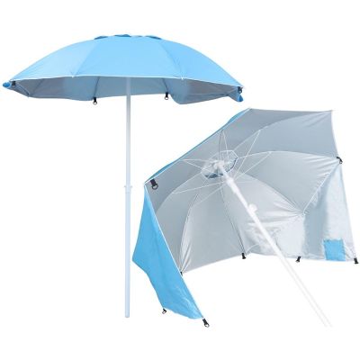 17. PARASOL PARAWAN PLAŻOWY 2W1 190CM