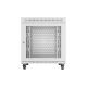 17. SZAFA INSTALACYJNA RACK STOJĄCA 19" 15U 800X1000 SZARA DRZWI PERFOROWANE LCD LANBERG (FLAT PACK)