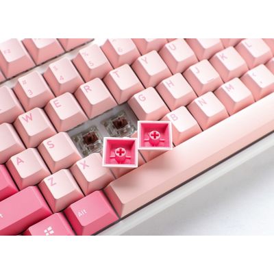 2. Klawiatura gamingowa Ducky One 3 TKL Gaming USB QWERTY Angielski Różowy