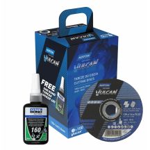 NORTON TARCZA.VULCAN 125 x 1,6 /100szt.+ KLEJ ONE BOND