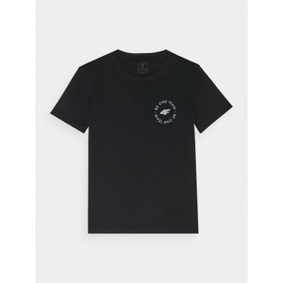 5. T-shirt z nadrukiem dziewczęcy 4F Junior 4FJRAW24TTSHF2276-20S