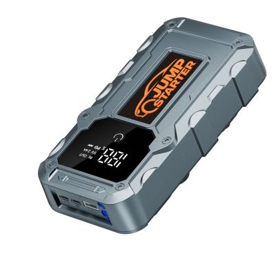 6. Extralink Jump 34 Jump Starter | Powerbank rozruchowy do odpalania samochodu |3x LED, latarka, wyświetlacz LCD