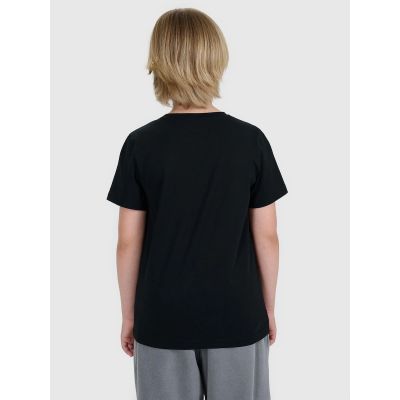 4. T-shirt regular z nadrukiem chłopięcy 4F 4FJRMM00TTSHM3255-20S