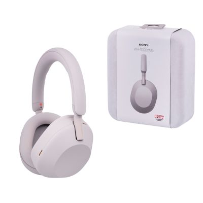 14. Słuchawki Sony WH-1000XM5 nauszne bluetooth srebrne