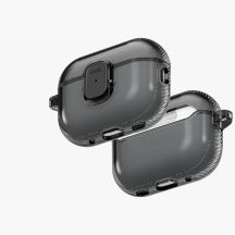 Etui UNIQ Glase Pro na AirPods Pro 3 Lock Case - przezroczysto-czarne