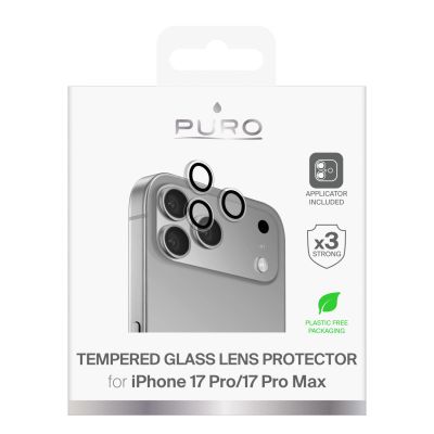 2. Szkła hartowane na obiektywy Puro Individual na iPhone 17 Pro / iPhone 17 Pro Max