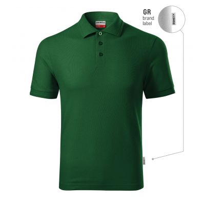 Koszulka polo męska Reserve (zieleń butelkowa (brand label))
