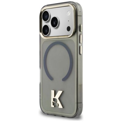 2. Etui Karl Lagerfeld IML K Head Logo MagSafe na iPhone 17 Pro - czarne