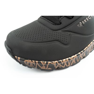 15. Skechers Uno-Loving Love buty sneakersy sportowe damskie modne czarne