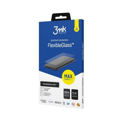 2. Szkło hybrydowe 3mk FlexibleGlass Max Black na Samsung Galaxy A30 / A50 / A30S / A50S / A40S