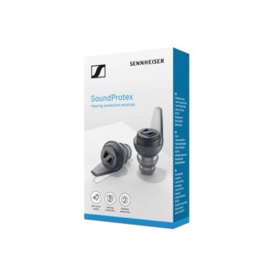 4. Sennheiser SoundProtex - Ochronne wkładki do uszu wyposażone w 3 rodzaje filtrów akustycznych