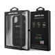 8. Etui AMG Leather Debossed Lines na iPhone 13 mini - czarne