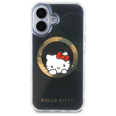 3. Etui Hello Kitty IML Sweet Kitty Magsafe na iPhone 16 - czarne