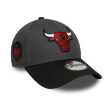 Czapka z daszkiem New Era 9FORTY NBA Chicago Bulls Sidepatch Charcoal - 60758984