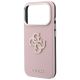 6. Etui Guess Grained & Big Resin Logo na iPhone 18 Pro / 17 Pro - różowe
