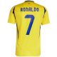 3. Koszulka męska adidas Al Nassr FC 24/25 Ronaldo Home żółta JP0459
