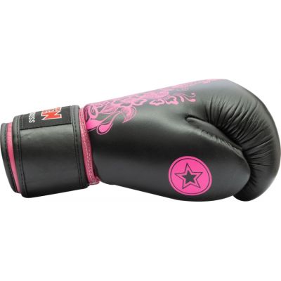 5. Rękawice bokserskie TOP TEN "Ultimate Woman" 10 oz biało-różowe