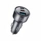 Ładowarka samochodowa Joyroom JR-CCN19 65W 2x USB-C + USB-A - ciemnoszara