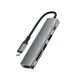6. Hub USB Acefast J18 stacja dokująca USB-C 6w1 HDMI 4K 60Hz PD90W - szara