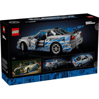 12. LEGO Technic 42210 Samochód Nissan Skyline GT-R (R34) z filmu Za szybcy, za wściekli
