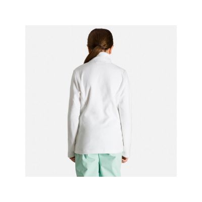 4. Bluza ROSSIGNOL Girl 1/2 Zip Fleece biały
