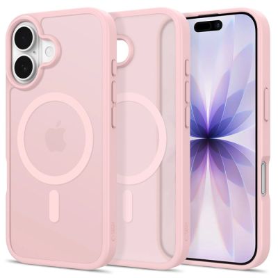 Etui Tech-Protect BasicMag MagSafe na iPhone 17 - różowe matowe