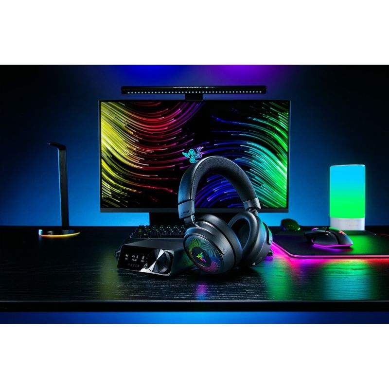 17. Zestaw słuchawkowy Razer Kraken V4 Pro Bluetooth Over-ear Microphone Bezprzewodowy Czarny