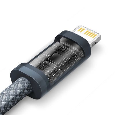 11. Kabel Baseus CALD000116 Lightning - USB-C PD 20W 480Mb/s 2m - szary