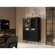 3. Witryna VERA 110x40x160 czarny mat