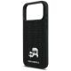 6. Etui Karl Lagerfeld Rhinestones Karl&Choupette Pin na iPhone 17 Pro Max - czarne