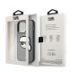 8. Etui Karl Lagerfeld Saffiano Karl's Head Patch na iPhone 14 Pro Max - srebrne