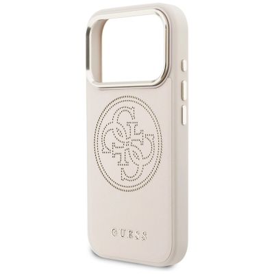 6. Etui Guess Perforated 4G MagSafe na iPhone 17 Pro Max - różowe