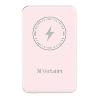 9. Verbatim Charge 'n' Go Litowo-polimerowy (LiPo) 5000 mAh Bezprzewodowe ładowanie Różowy