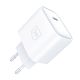 2. Ładowarka sieciowa 3mk Rayo Charger 20W PD3.0 PPS USB-C + kabel USB-C / USB-C 3A 60W - biała