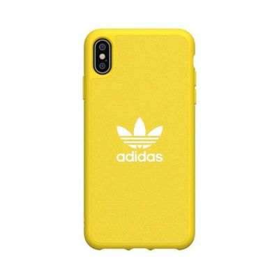 2. Etui Adidas Moulded Case Canvas na iPhone Xs Max - żółte