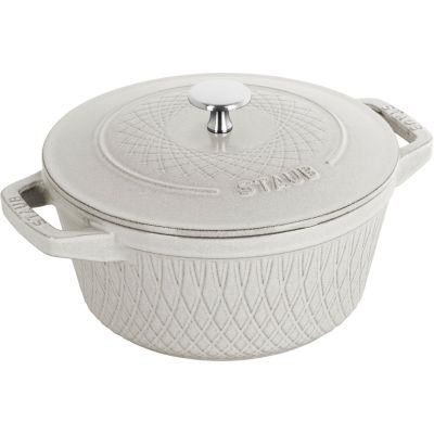 2. STAUB SPECIAL COCOTTE Garnek żeliwny okrągły 2.3 ltr, truflowy
