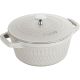 2. STAUB SPECIAL COCOTTE Garnek żeliwny okrągły 2.3 ltr, truflowy