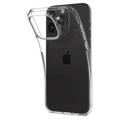 6. Etui Spigen Crystal Flex na iPhone 15 Pro - przezroczyste