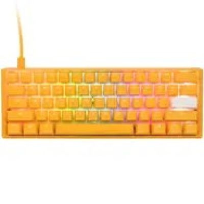 11. Klawiatura gamingowa Ducky One 3 MINI Yellow GATA-1746 RGB LED - MX-Clear (US)