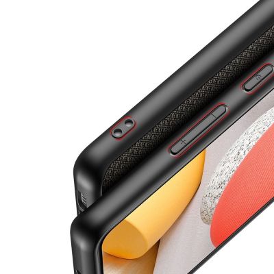 7. Dux Ducis Fino etui pokrowiec pokryty nylonowym materiałem Samsung Galaxy A42 5G zielony