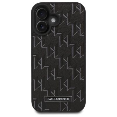 3. Etui Karl Lagerfeld Hot Stamp Magsafe na iPhone 16 - czarne