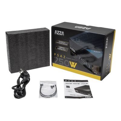 5. Azza PSAZ-750W moduł zasilaczy 20+4 pin ATX ATX Czarny